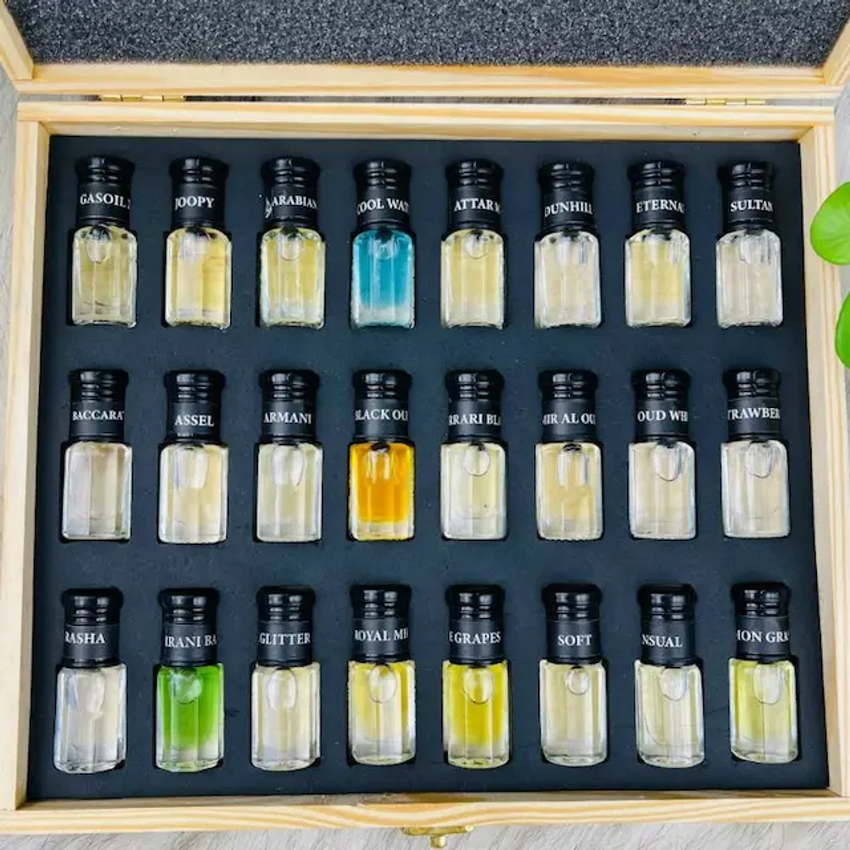 Attar 24pcs - Wooden Box