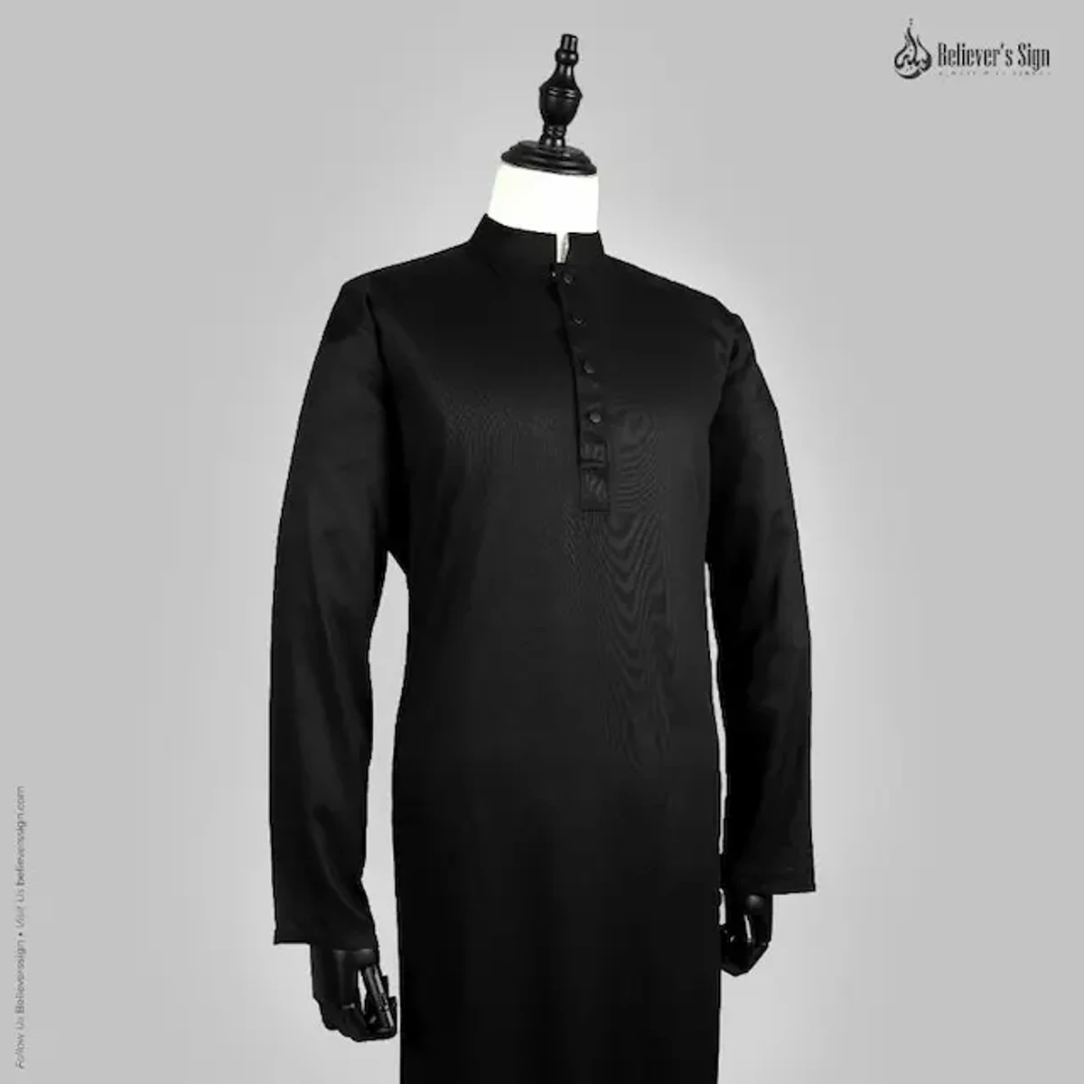 Soft Panjabi Black & White Combo